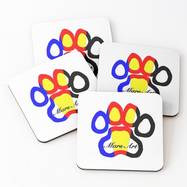 Item preview, Polyamorous Flag Paw (MarsArt) designed and sold by MarsArtM.