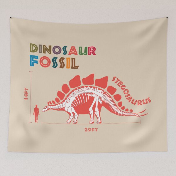 Item preview, Dino Stegosaurus Fossil designed and sold by SurfolioPrints.
