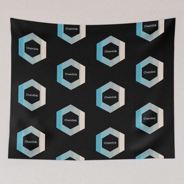Item preview, Chainlink LINK Crypto Pastels Cryptocurrency Logo designed and sold by Bitcoin-Fashion.