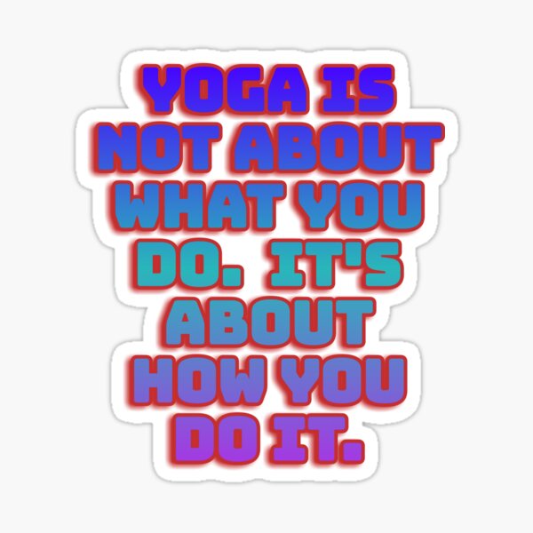 Yoga inspire | Yoga in the life | Yoga impression | Yoga video Sticker
