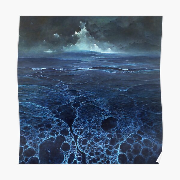 Untitled (Sea) by Zdzislaw Beksinski Poster