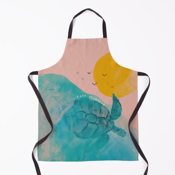 Item preview, Pace yourself sea turtle inspirational beach art designed and sold by morgansgoods.