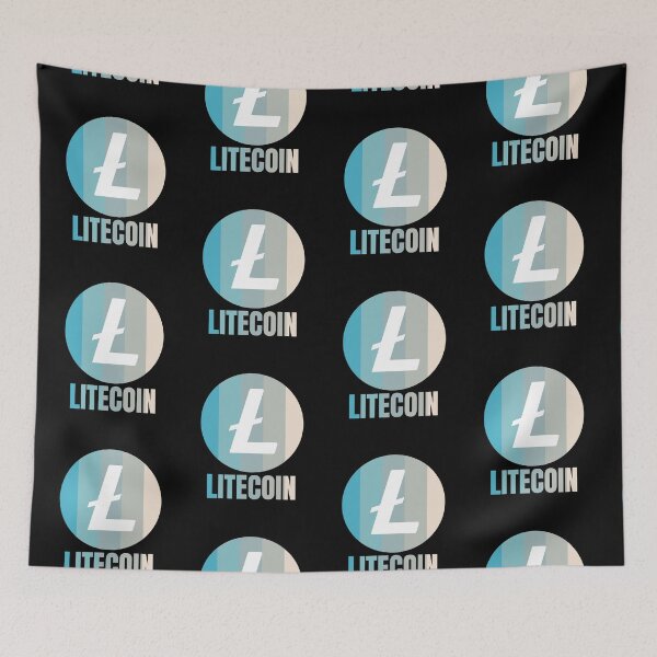 Item preview, Litecoin LTC Stake Crypto Pastels Cryptocurrency Logo designed and sold by Bitcoin-Fashion.