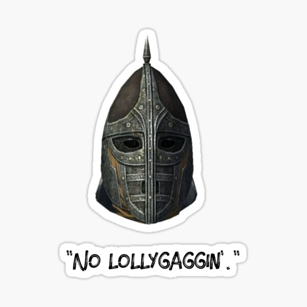 TIL lollygaggin' is actually a punishable offense : r/skyrim