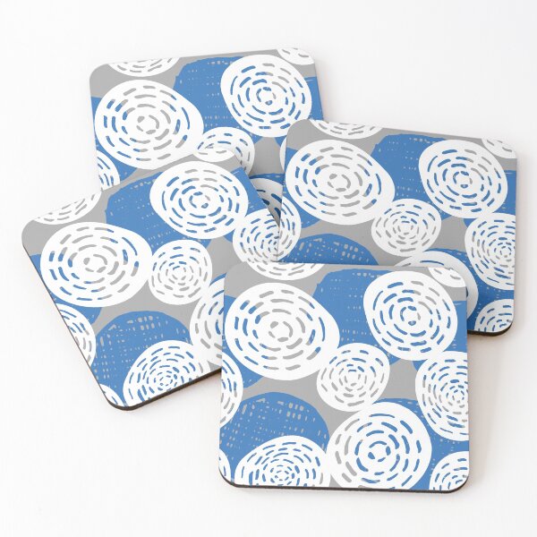 Item preview, Modern Overlapping Circle Leaves Pattern designed and sold by LifeProApperal.