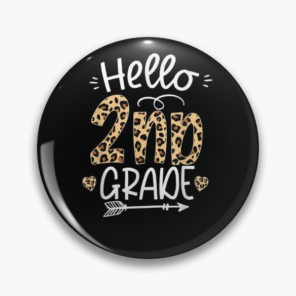 Item preview, Hello 2nd Grade Leopard Teacher Students Back To School Girl designed and sold by wilsonart91.
