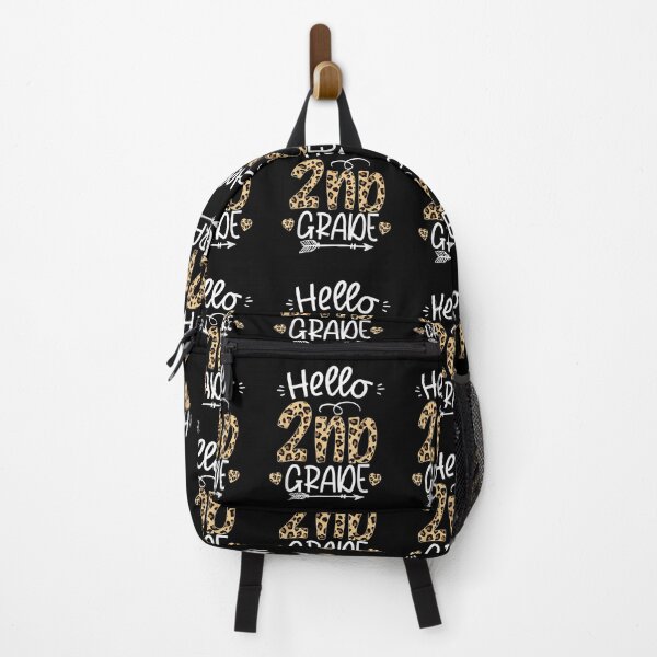 Item preview, Hello 2nd Grade Leopard Teacher Students Back To School Girl designed and sold by wilsonart91.