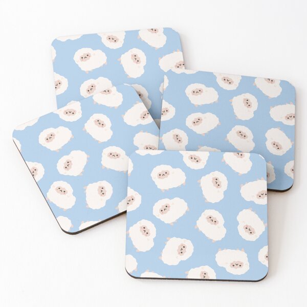 Item preview, Baby Blue Sheep Pattern designed and sold by olivejade.