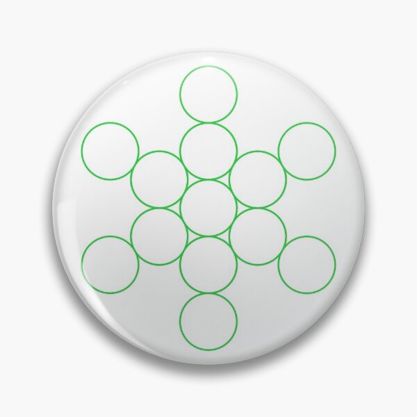 Item preview, Sacred Geometry Fruit of Life Green designed and sold by Morgan Obendorfer.