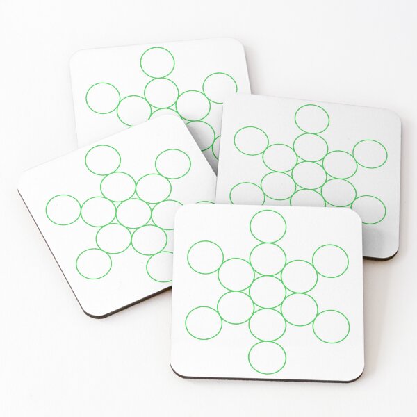 Item preview, Sacred Geometry Fruit of Life Green designed and sold by Morgan Obendorfer.