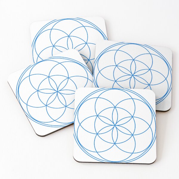 Item preview, Sacred Geometry Seed of Life Blue designed and sold by Morgan Obendorfer.
