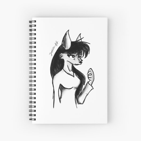 Fox Anthro Spiral Notebook