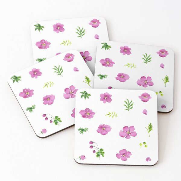 Item preview, Little Pink Flowers - Stickers designed and sold by Pavnud.