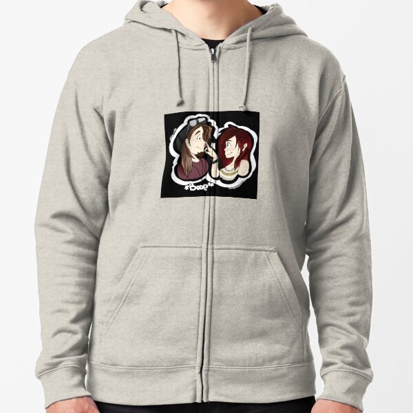 Boop Zipped Hoodie