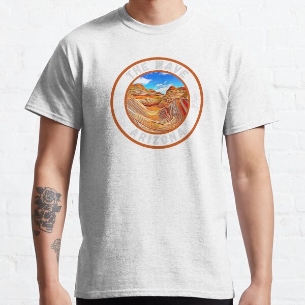 The Wave Arizona Sandstone Hike Classic T-Shirt