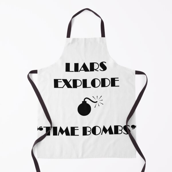 Item preview, Liars Explode Funny Sayings Quote Typography designed and sold by softechoStudio.