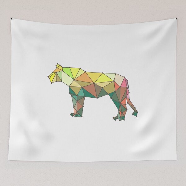 Item preview, Geometric Tiger designed and sold by sanashibata.