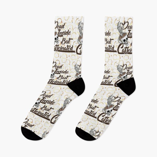 Item preview, Dead Inside But Caffeinated designed and sold by PlusPlayStore.