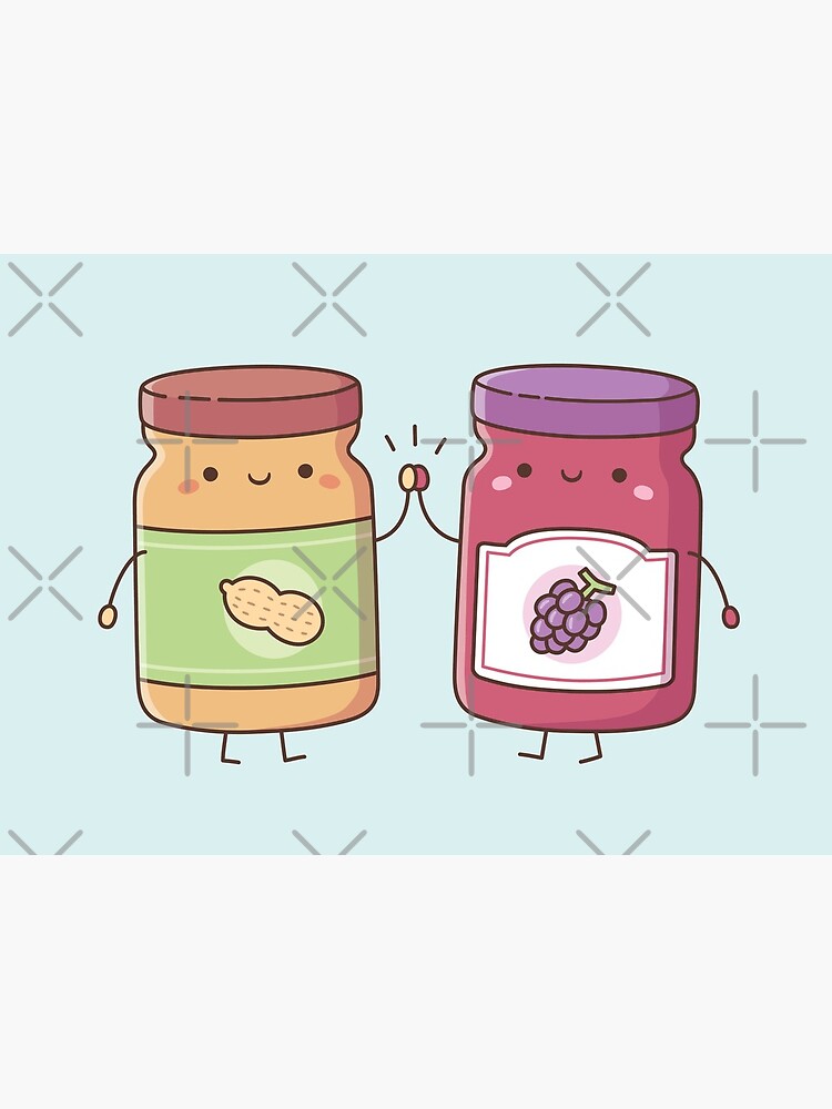 Cute Cartoon Jar Of Food With Different Ingredients Vector Clipart