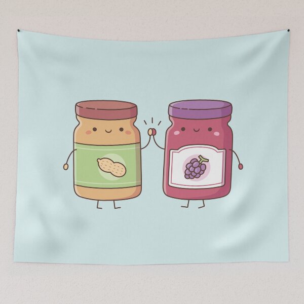Item preview, Cute High Five Peanut Butter and Jelly designed and sold by rustydoodle.