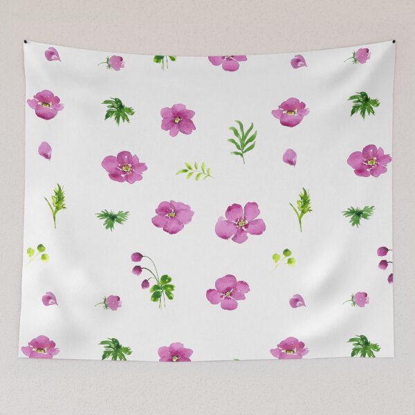 Item preview, Little Pink Flowers - Stickers designed and sold by Pavnud.