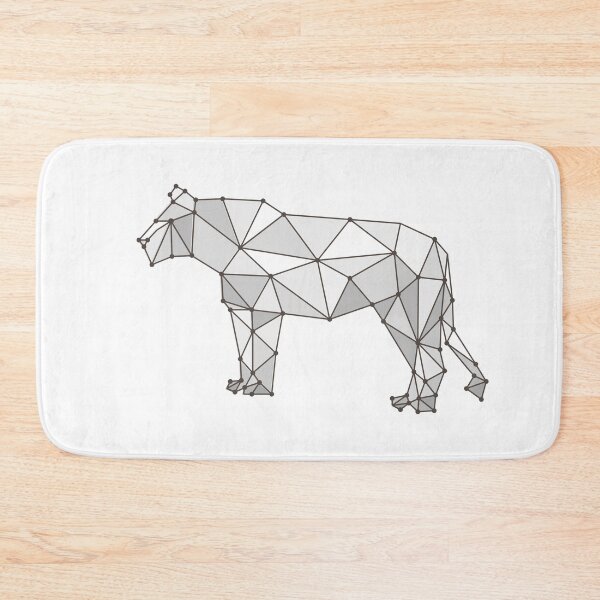 Item preview, Geometric Tiger, Black and White designed and sold by sanashibata.