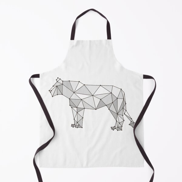 Item preview, Geometric Tiger, Black and White designed and sold by sanashibata.