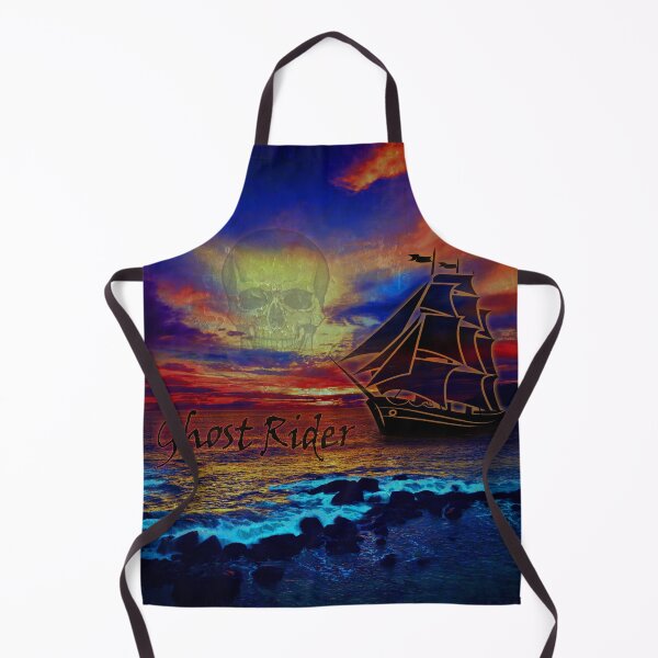 Item preview, Pirate Ghost Ship at sunset design. designed and sold by LaBellCreative.