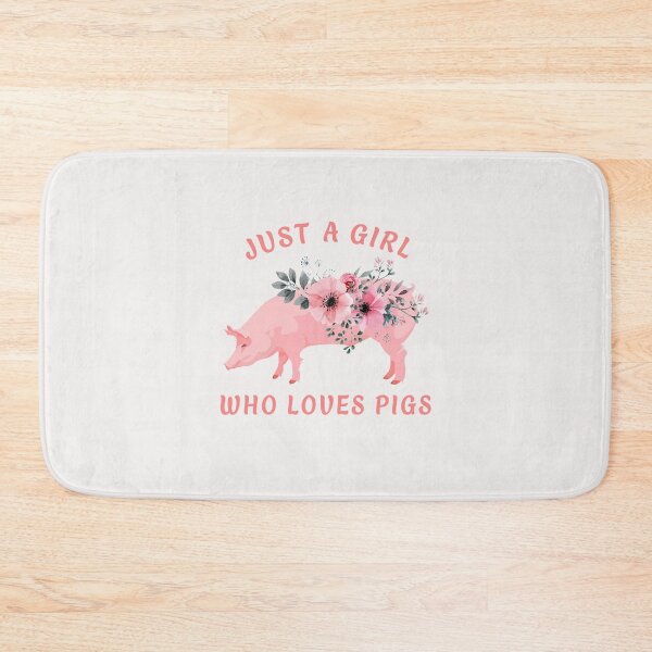 Item preview, Just a girl who loves pigs cute t-shirt. Pig awesome gift for christmas designed and sold by Titmit.