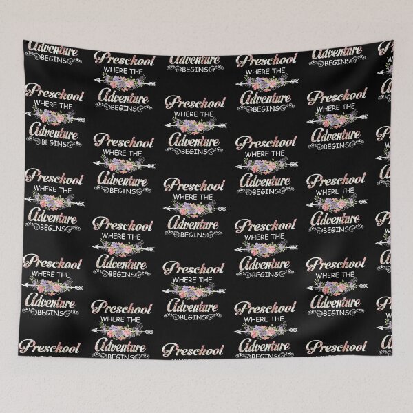 Item preview, Preschool Where The Adventure Begins-Preschool Teacher designed and sold by wilsonart91.