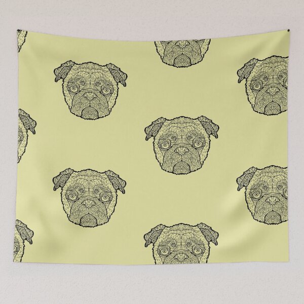 Item preview, Pug - Detailed Dogs - Illustration designed and sold by complicolor.