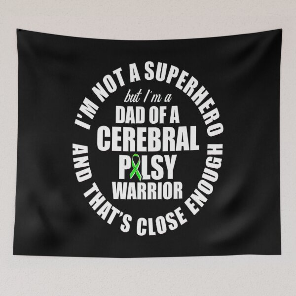 Item preview, Cerebral Palsy Cp Awareness Dad Hero Warrior Survivor designed and sold by BegayStore.