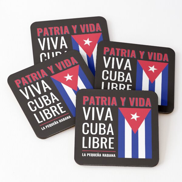 Item preview, Patria y vida | Viva Cuba libre | La Pequeña Habana | Negro designed and sold by NoirOwned.