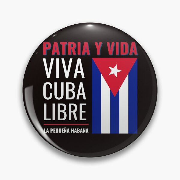 Item preview, Patria y vida | Viva Cuba libre | La Pequeña Habana | Negro designed and sold by NoirOwned.