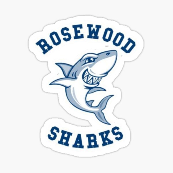 rosewood sharks Lightweight Hoodie Sticker