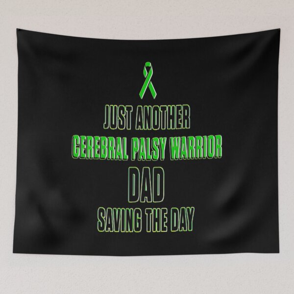 Item preview, Cerebral Palsy Cp Awareness Dad Saving Warrior Survivor designed and sold by BegayStore.