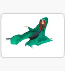 St. Alia of the Knife Sticker