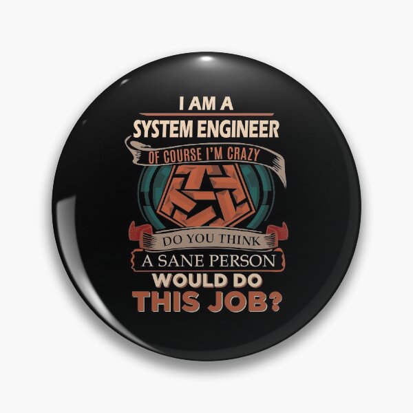 Item preview, System Engineer T Shirt - Sane Person Gift Item Tee designed and sold by artwigse.