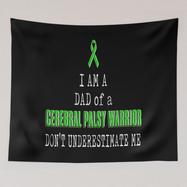Item preview, Cerebral Palsy Cp Awareness Dad Under Warrior Survivor designed and sold by BegayStore.