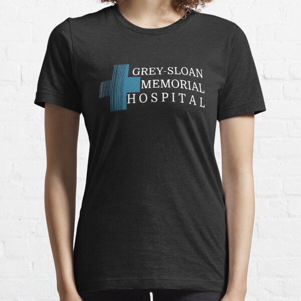 Mens and Womens Pop Culture Graphic T-Shirt Aprons Wild Bobby Grey Sloan Memorial Hospital Fan Logo 