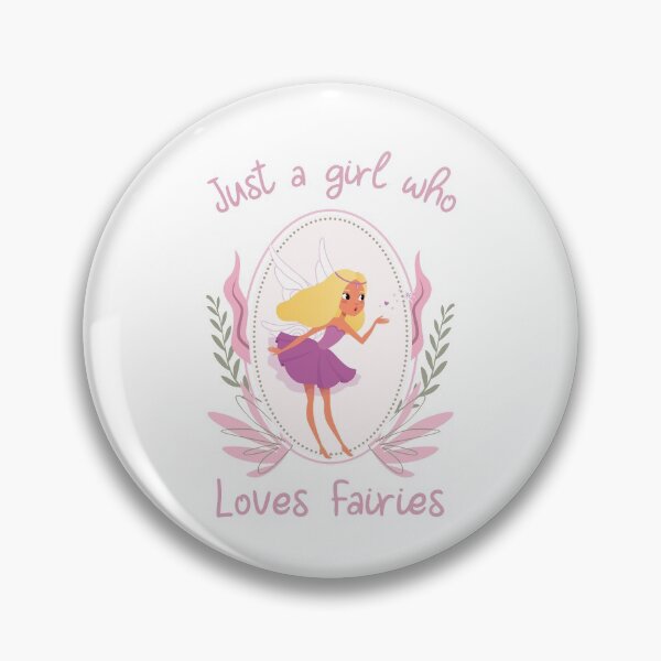 Item preview, Just A Girl Who Love Fairies  designed and sold by HappyBright.