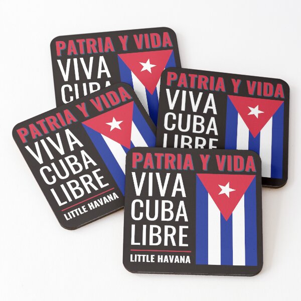 Item preview, Patria y vida | Viva Cuba libre | Little Havana | Black designed and sold by NoirOwned.