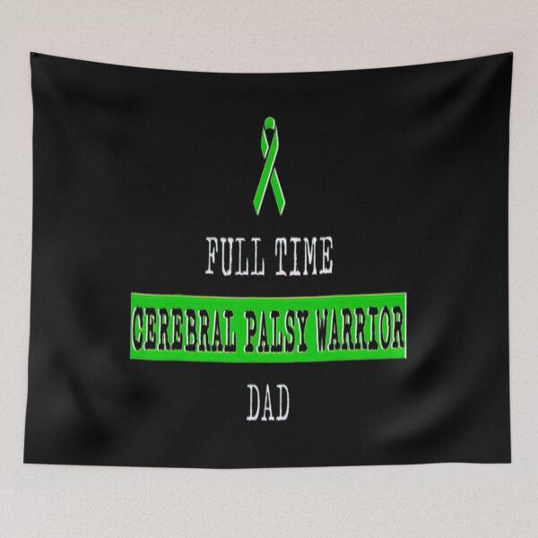 Item preview, Cerebral Palsy Cp Awareness Full Time Dad Warrior Survivor designed and sold by BegayStore.