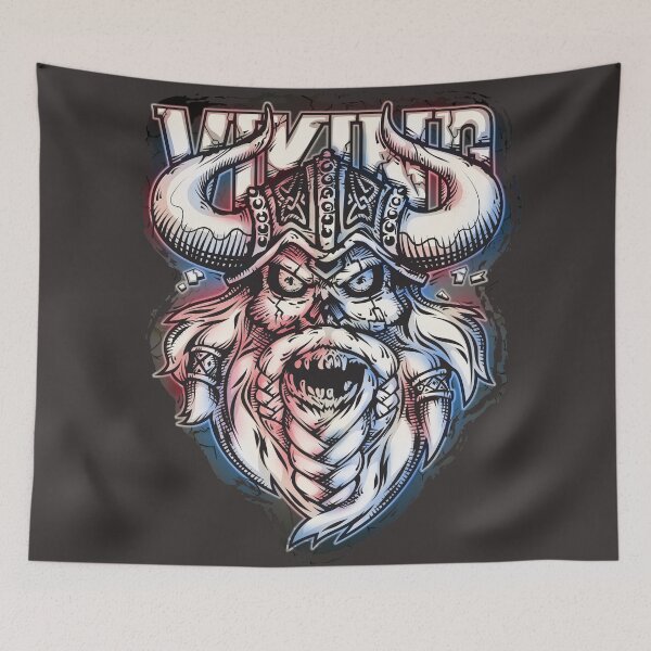 Item preview, Scary Evil Zombie Viking Skull designed and sold by Voysla.