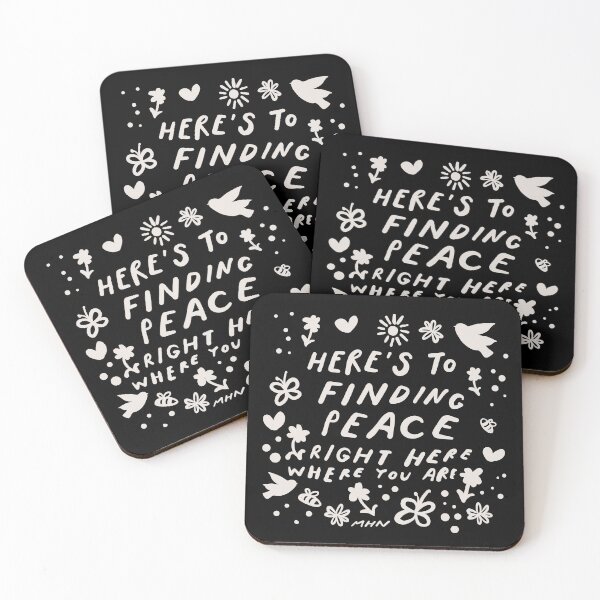 Item preview, Here's to finding peace right here where you are designed and sold by morgansgoods.