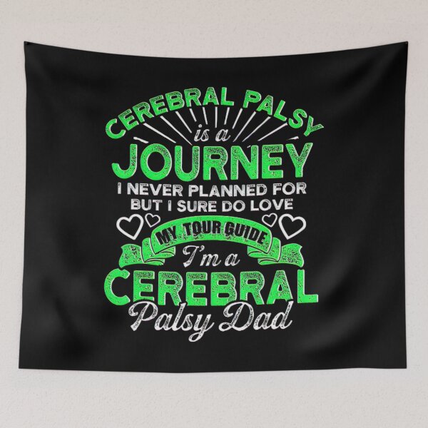 Item preview, Cerebral Palsy Cp Awareness Tour Dad Warrior Survivor designed and sold by BegayStore.