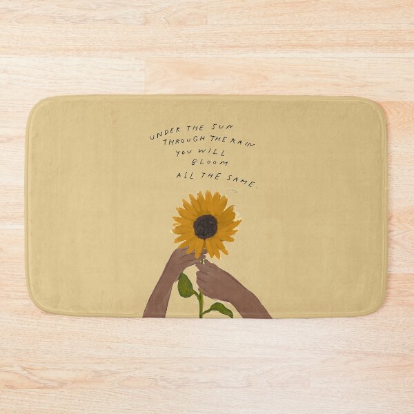 Item preview, Bloom quote - Sunflower and African American Black Woman Art designed and sold by morgansgoods.