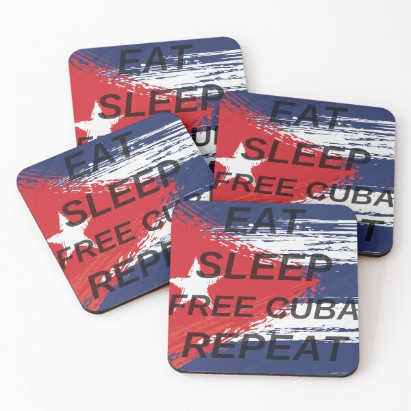 Item preview, Eat Sleep Free Cuba Repeat Freedom of Cubans designed and sold by TheFuturistic.