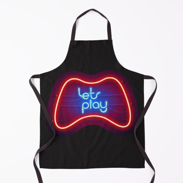Item preview, Colorful Neon Let's Play Sign with Game Controller designed and sold by Voysla.
