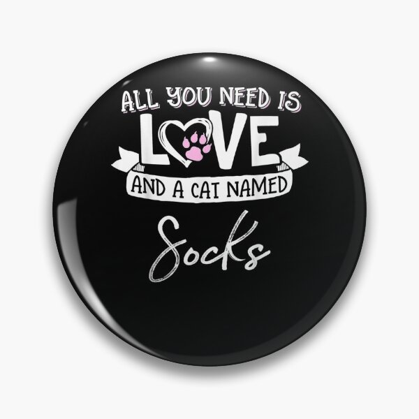 Item preview, Cute Cat Named Socks Design For Women And Girls  designed and sold by tashiav.